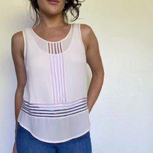 Light Pink Sleeveless Blouse by Lush